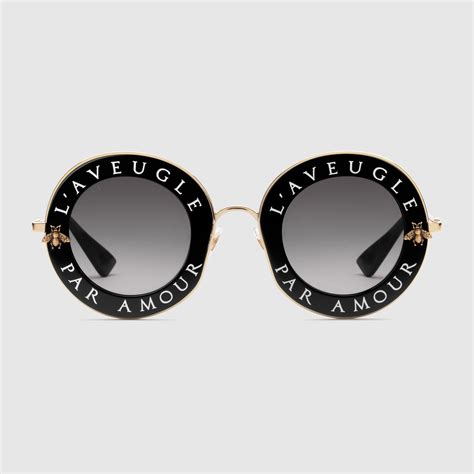 gucci round wire sunglasses|gucci women's oversize round sunglasses.